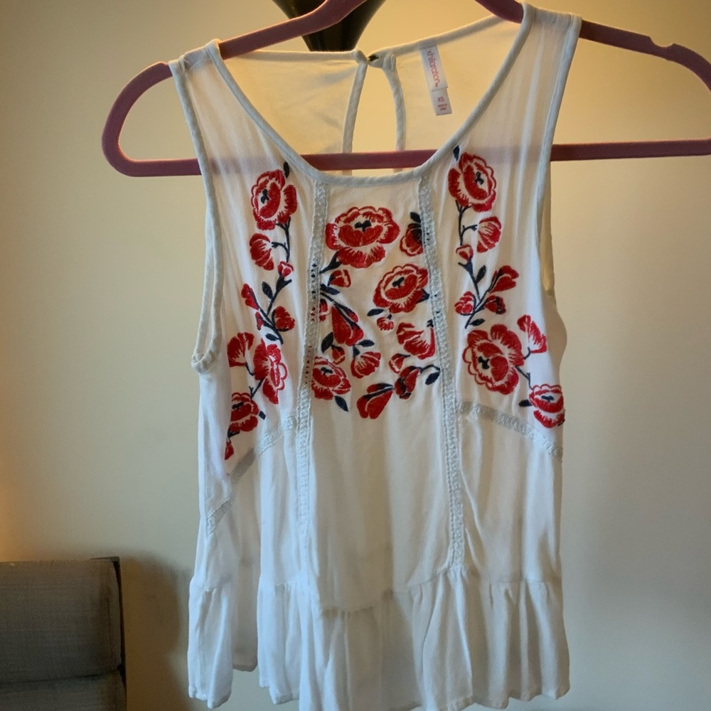 Xhilaration Embroidered Top